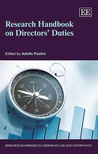 bokomslag Research Handbook on Directors Duties