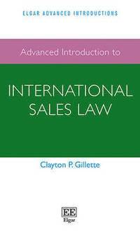 bokomslag Advanced Introduction to International Sales Law