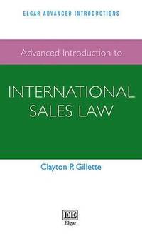 bokomslag Advanced Introduction to International Sales Law