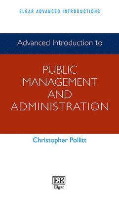 bokomslag Advanced Introduction to Public Management and Administration