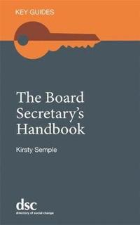 bokomslag The Board Secretary's Handbook