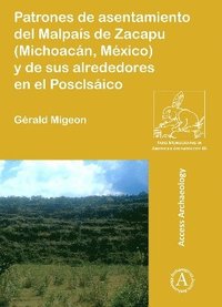 bokomslag Patrones de asentamiento del Malpas de Zacapu (Michoacn, Mxico) y de sus alrededores en el Posclsico