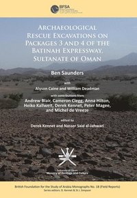 bokomslag Archaeological rescue excavations on Packages 3 and 4 of the Batinah Expressway, Sultanate of Oman