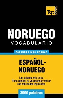 bokomslag Vocabulario Espaol-Noruego - 3000 palabras ms usadas