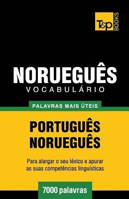 bokomslag Vocabulrio Portugus-Noruegus - 7000 palavras mais teis