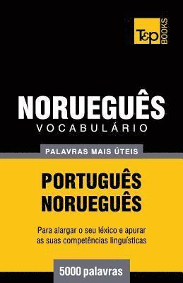 bokomslag Vocabulrio Portugus-Noruegus - 5000 palavras mais teis