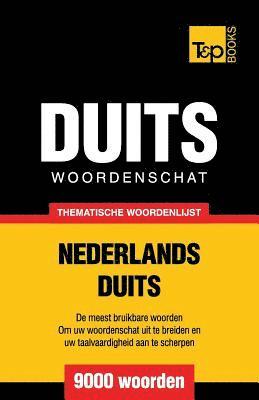 bokomslag Thematische woordenschat Nederlands-Duits - 9000 woorden