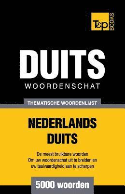 bokomslag Thematische woordenschat Nederlands-Duits - 5000 woorden