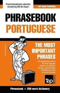 bokomslag English-Portuguese phrasebook and 250-word mini dictionary