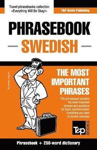 bokomslag English-Swedish phrasebook and 250-word mini dictionary