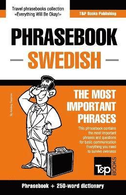 bokomslag English-Swedish phrasebook and 250-word mini dictionary