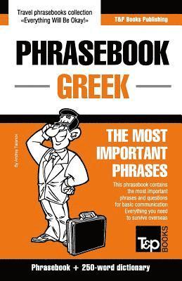 bokomslag English-Greek phrasebook and 250-word dictionary