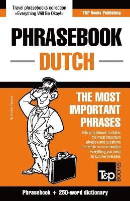 bokomslag English-Dutch phrasebook and 250-word mini dictionary