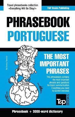 bokomslag English-Portuguese phrasebook and 3000-word topical vocabulary