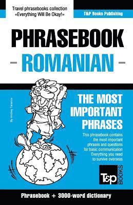 bokomslag English-Romanian phrasebook and 3000-word topical vocabulary