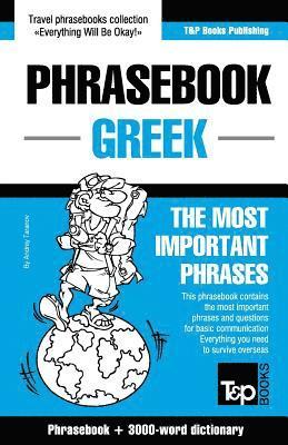 bokomslag English-Greek phrasebook and 3000-word topical vocabulary