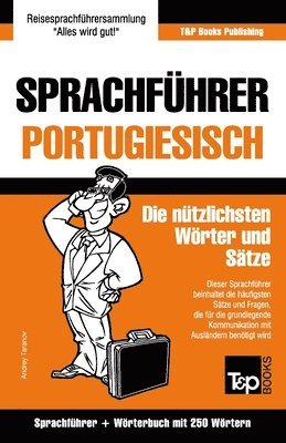 bokomslag Sprachfuhrer Deutsch-Portugiesisch und Mini-Woerterbuch mit 250 Woertern
