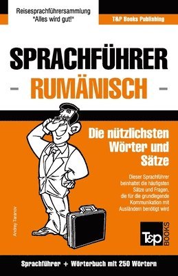 bokomslag Sprachfuhrer Deutsch-Rumanisch und Mini-Woerterbuch mit 250 Woertern