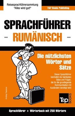 bokomslag Sprachführer Deutsch-Rumänisch und Mini-Wörterbuch mit 250 Wörtern