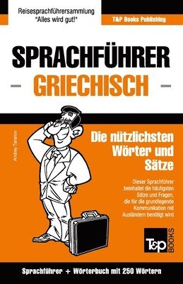 bokomslag Sprachführer Deutsch-Griechisch und Mini-Wörterbuch mit 250 Wörtern
