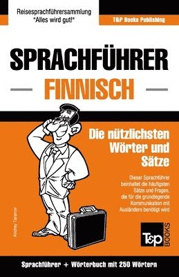 bokomslag Sprachfuhrer Deutsch-Finnisch und Mini-Woerterbuch mit 250 Woertern