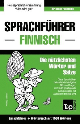 bokomslag Sprachführer Deutsch-Finnisch und Kompaktwörterbuch mit 1500 Wörtern