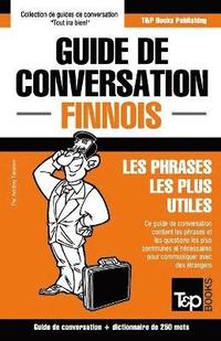 bokomslag Guide de conversation Francais-Finnois et mini dictionnaire de 250 mots