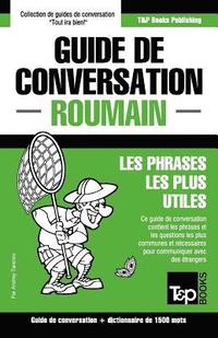 bokomslag Guide de conversation Francais-Roumain et dictionnaire concis de 1500 mots