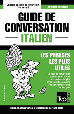 bokomslag Guide de conversation Français-Italien et dictionnaire concis de 1500 mots