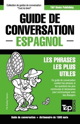 bokomslag Guide de conversation Francais-Espagnol et dictionnaire concis de 1500 mots