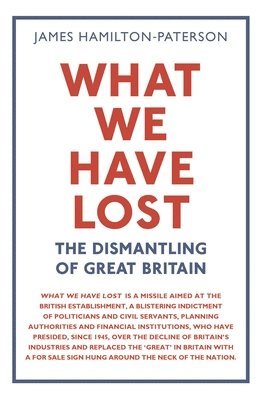 James Hamilton-Paterson - WHAT WE HAVE LOST, Inbunden