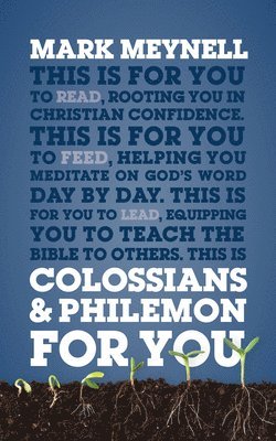 bokomslag Colossians & Philemon For You