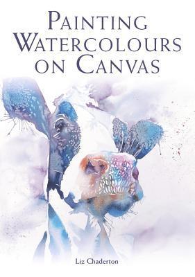 Painting Watercolours on Canvas 1