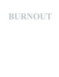 bokomslag Burnout