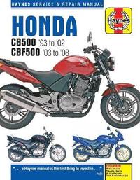 bokomslag Honda CB500 & CBF500 (93 - 08)