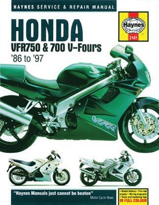 Honda VFR750 & 700 V-Fours (86 - 97) Haynes Repair Manual 1