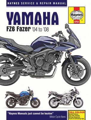 Haynes Publishing - Yamaha FZ6 Fazer(04-08), Häftad