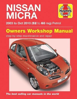 bokomslag Nissan Micra (03 - Oct 10) Haynes Repair Manual