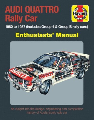 bokomslag Audi Quattro Rally Car Manual