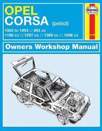 bokomslag Opel Corsa Petrol (83 - Mar 93) Haynes Repair Manual