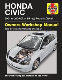 bokomslag Honda Civic Petrol & Diesel (01 - 05) Haynes Repair Manual