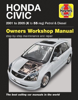 Honda Civic Petrol & Diesel (01 - 05) Haynes Repair Manual 1
