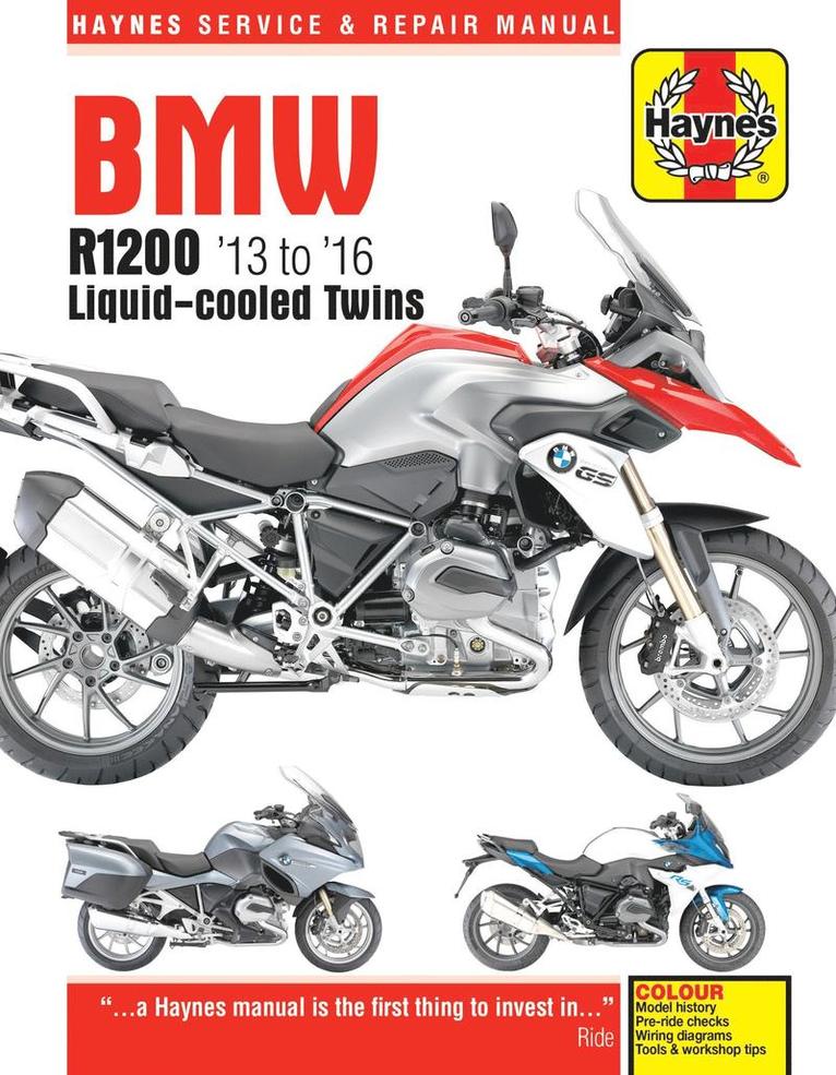 BMW R1200 dohc liquid-cooled Twins (13 - 16) Haynes Repair Manual 1