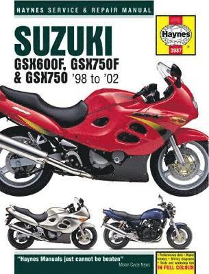 bokomslag Suzuki GSX600/750F & GSX750 (98 - 03) Haynes Repair Manual