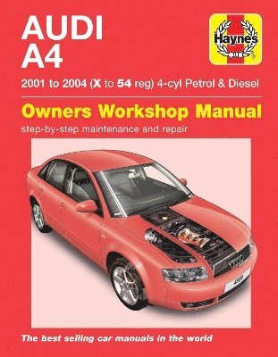 Audi A4 Petrol & Diesel (01 - 04) Haynes Repair Manual 1