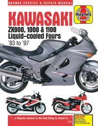 bokomslag Kawasaki ZX900, 1000 & 1100 Liquid-Cooled Fours