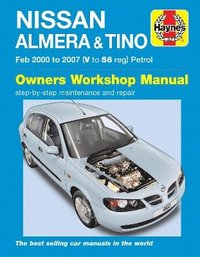 bokomslag Nissan Almera & Tino Petrol (Feb 00 - 07) Haynes Repair Manual