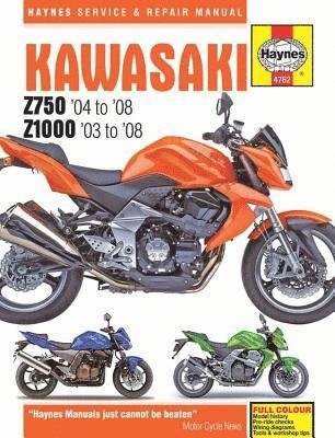 Haynes Publishing - Kawasaki Z750 & Z1000 (03 - 08), Häftad