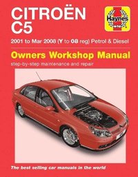 bokomslag Citroen C5 Petrol & Diesel (01 - Mar 08) Haynes Repair Manual