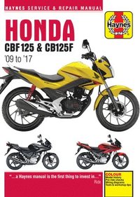 bokomslag Honda CBF125 & CB125F ('09 To '17)
